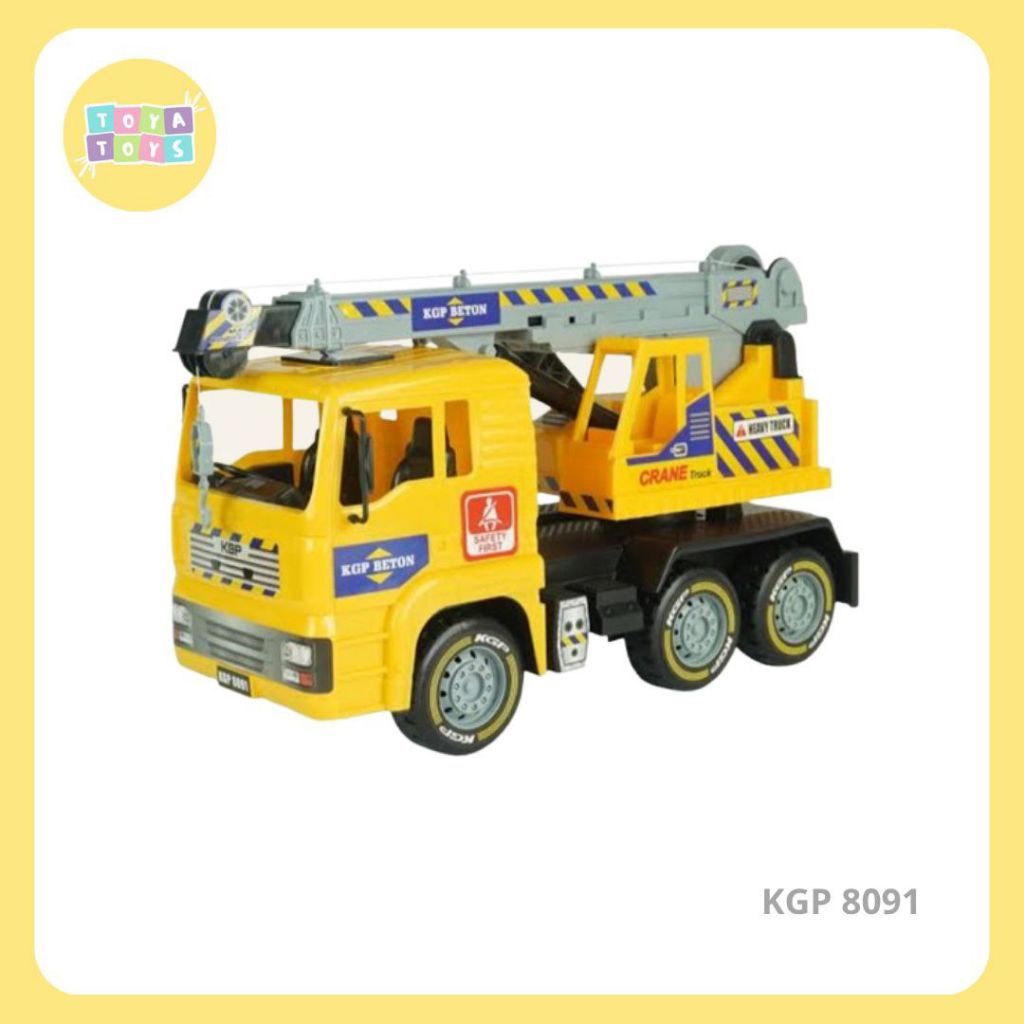 MAINAN ANAK MURAH MOBIL TRUK CRANE KGP8091