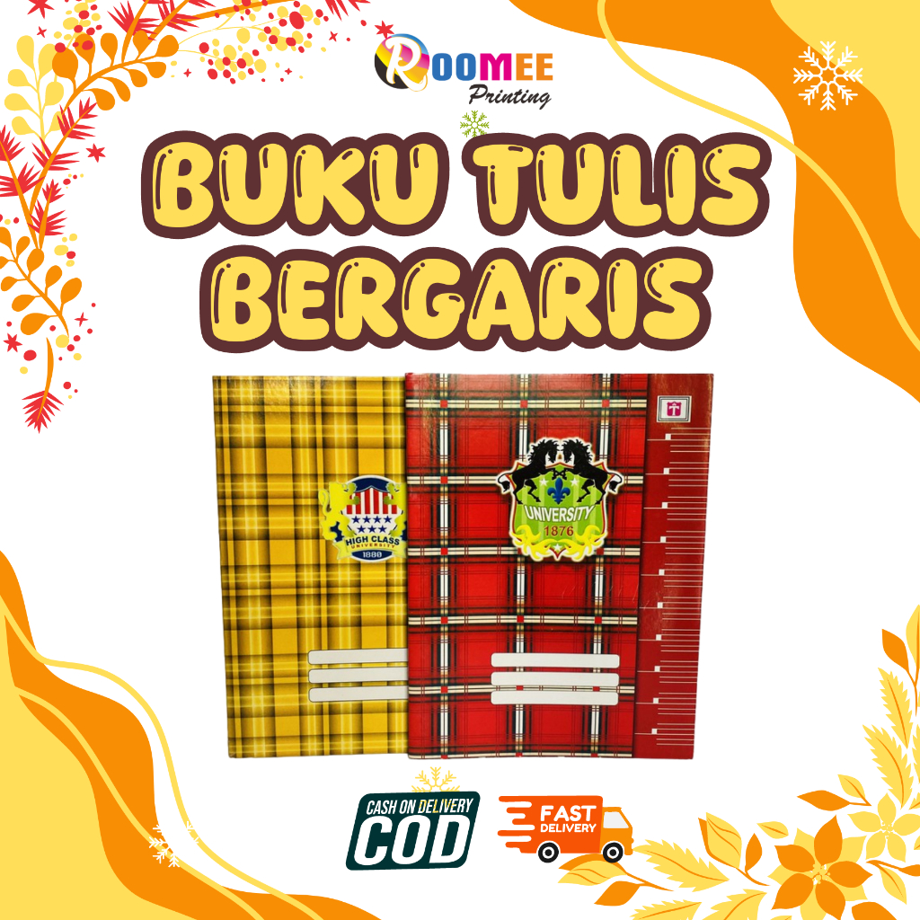 

BUKU TULIS GARIS TIGA / BUKU GARIS LIMA / BUKU TULIS HALUS / BUKU TULIS BERGARIS