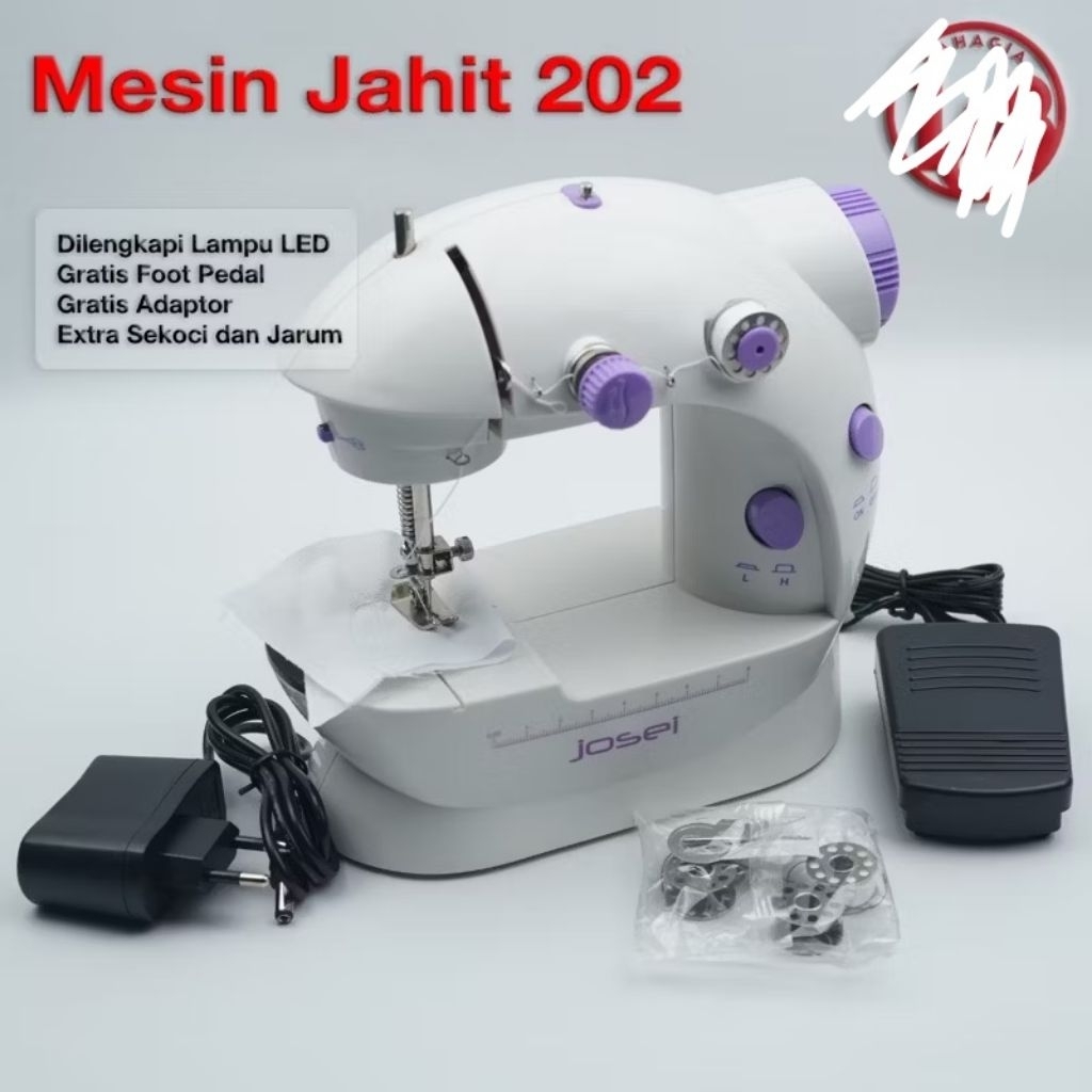 PRODUK SECOND/DIJUAL MESIN JAHIT PORTABLE SECOND/PERNAH PAKAI 1 TAHUN/MINUS JARUM TIDAK MAU NYANTOL/