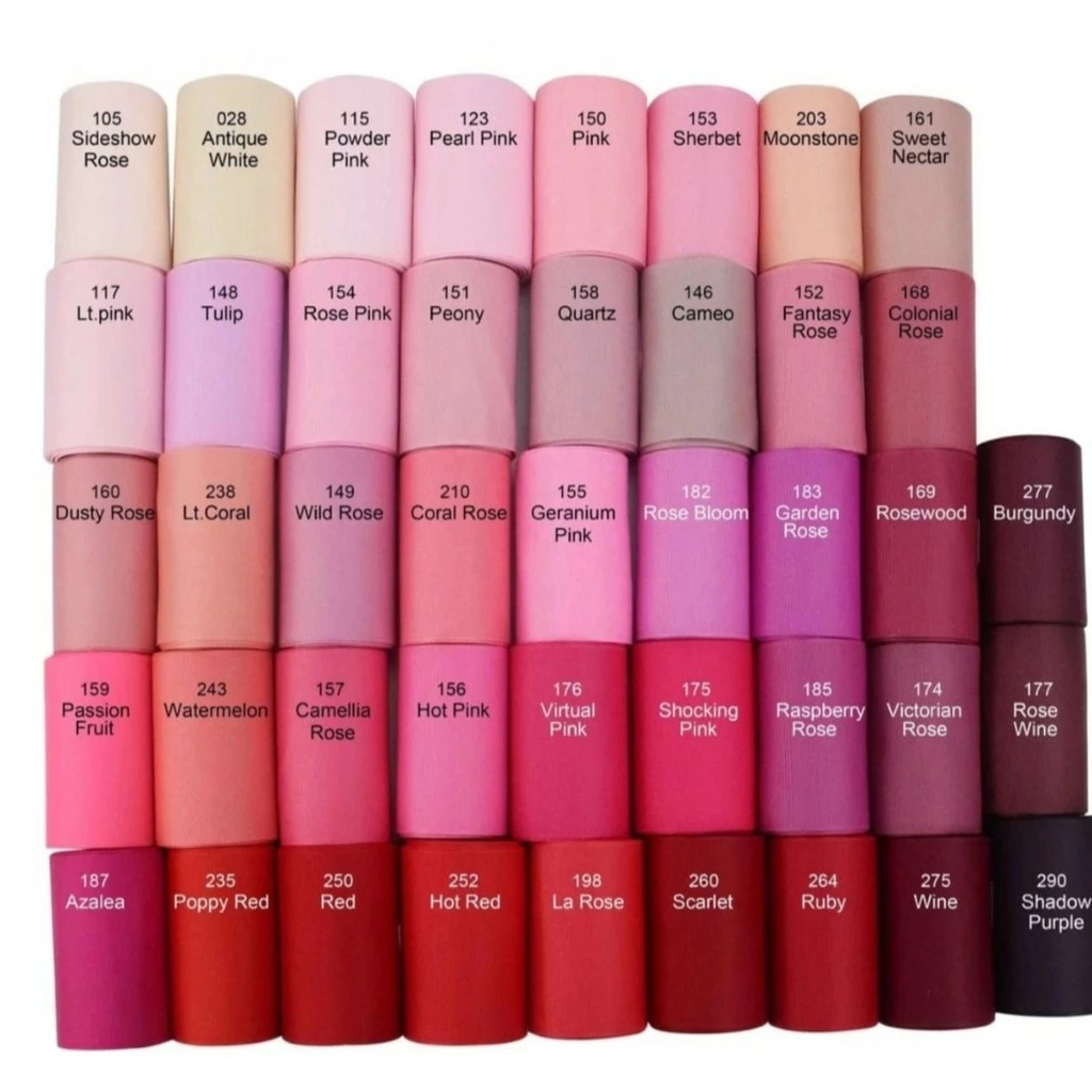 

1 METER - 0.9 CM | PITA DOUBLE SATIN IMPORT DSS - 40 PREMIUM 3/8 INCH