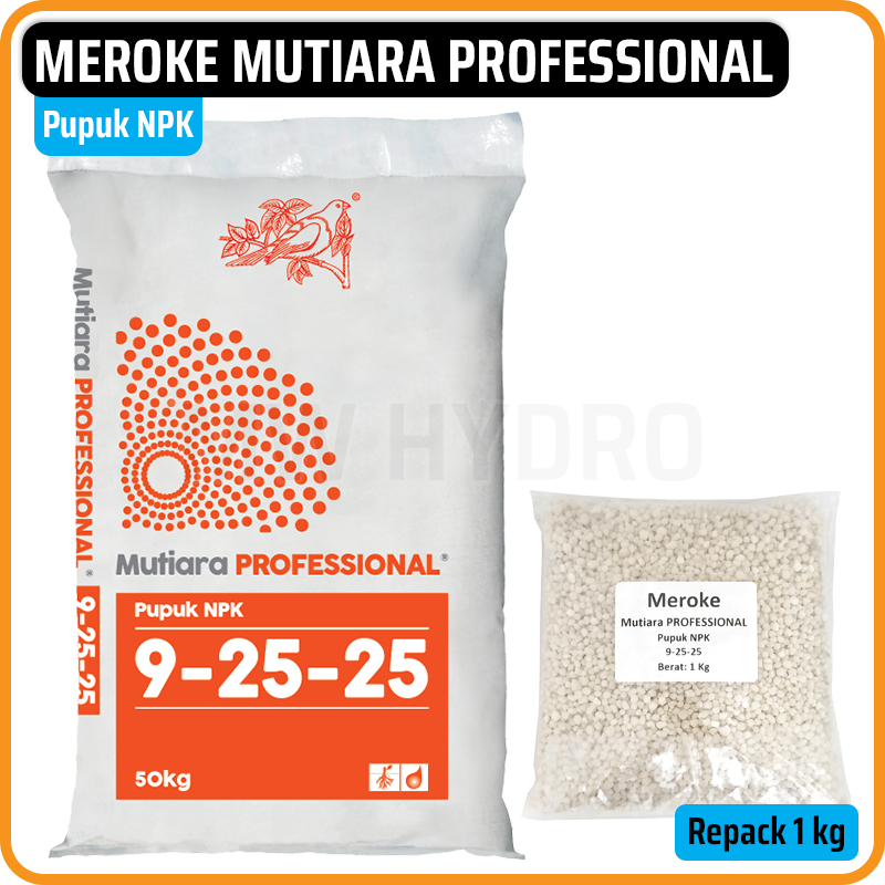 Meroke NPK Mutiara PROFESSIONAL 9-25-25 - 1 kg