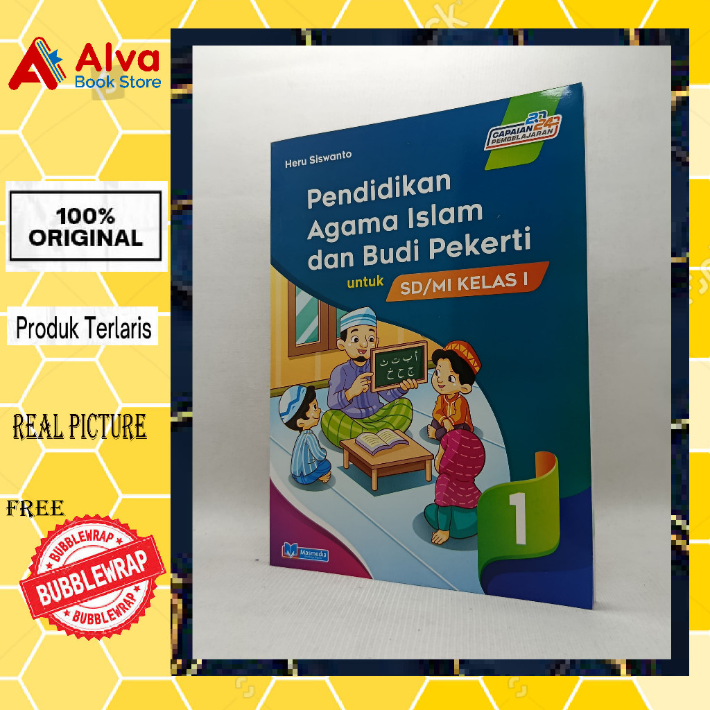 Buku Pendidikan Agama Islam  Masmedia kelas 1-6 Kurikulum Merdeka