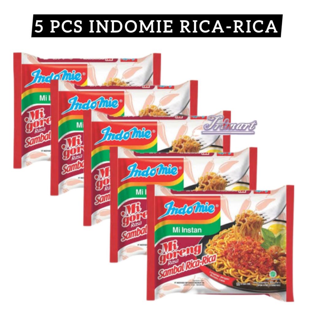 

(5 PCS) INDOMIE GORENG SAMBAL RICA-RICA MIE INSTANT 85gr