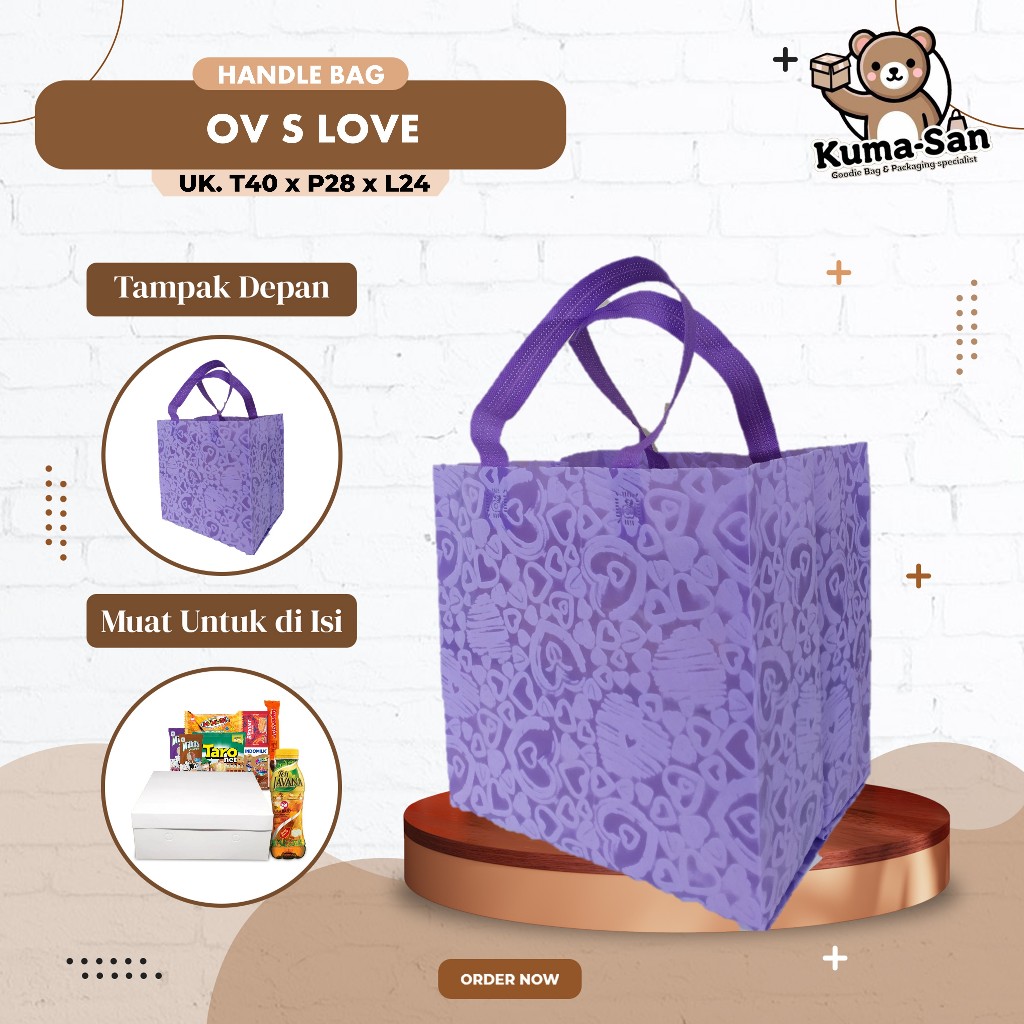 

Tas Hajatan | Tas Spunbond Tekstur | Tas Buat Syukuran | Tas Box Nasi 24x24 | Tas Walimahan Uk. 40x28x24