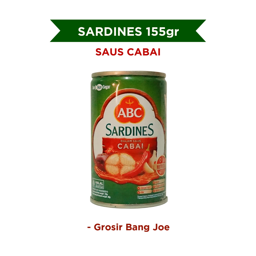 

SARDEN ABC 155 GRAM - SARDINES ABC CABAI PROMO!!!
