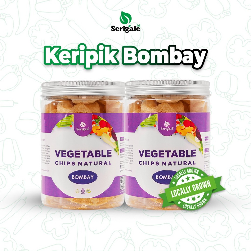 

Serigale Keripik Bombay Camilan Sehat Diet Kemasan Baru 650ml - New Packaging