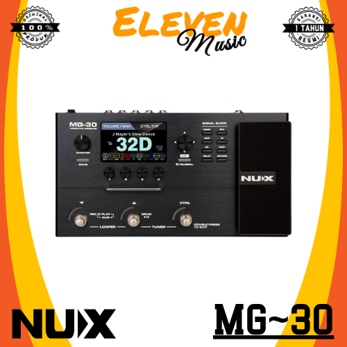 Nux MG30 Multi-Effects Modeler Pedal NUX MG-30
