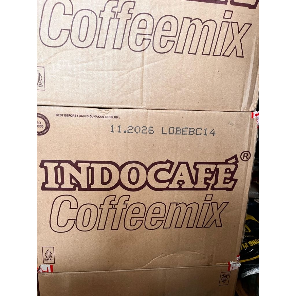 

Kopi Indocafe Coffeemix 3in1 1 Dus Karton