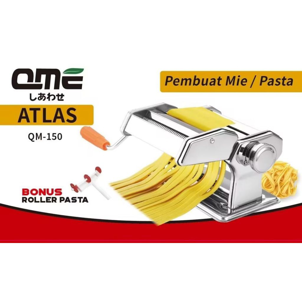 Gilingan Mie Atlas QME-150 Alat Pembuat Pasta Mie Pangsit Molen