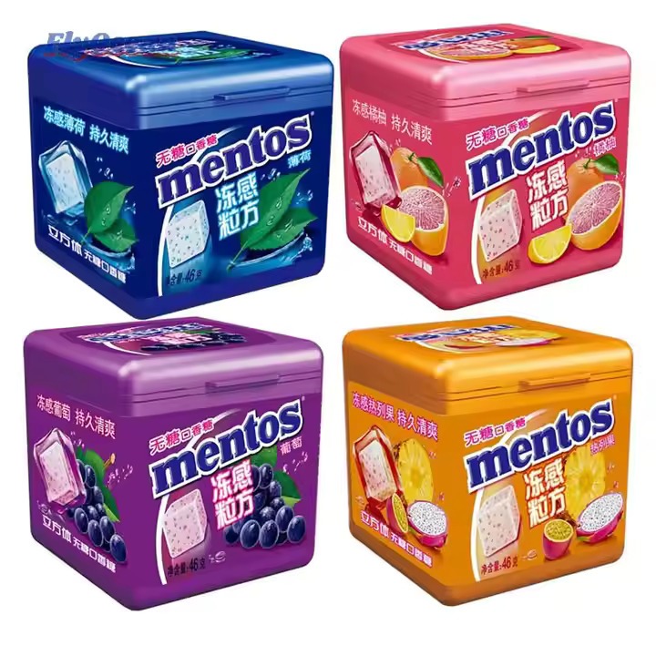 

Permen Mentos Pure Fresh Bubble Gum Cube Sugar Free China