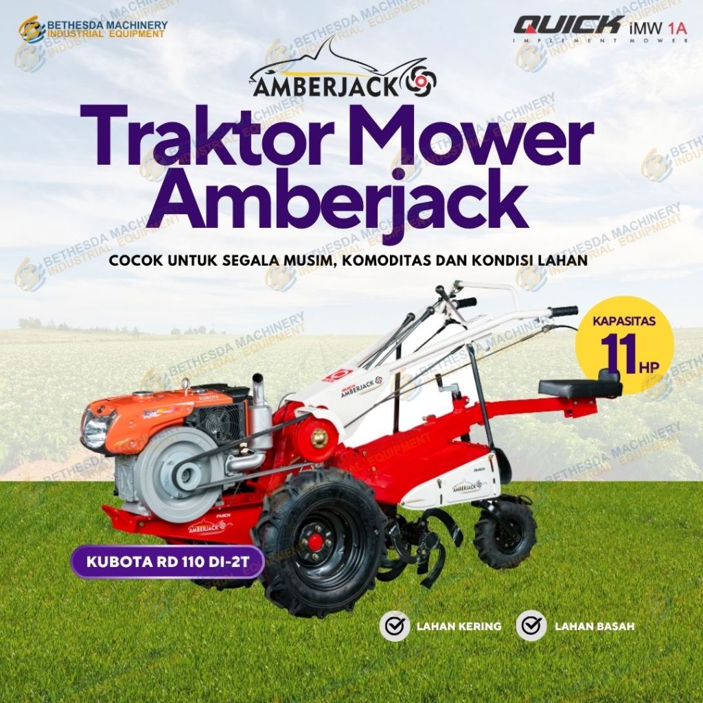 TRAKTOR QUICK AMBERJACK MOWER 11 HP