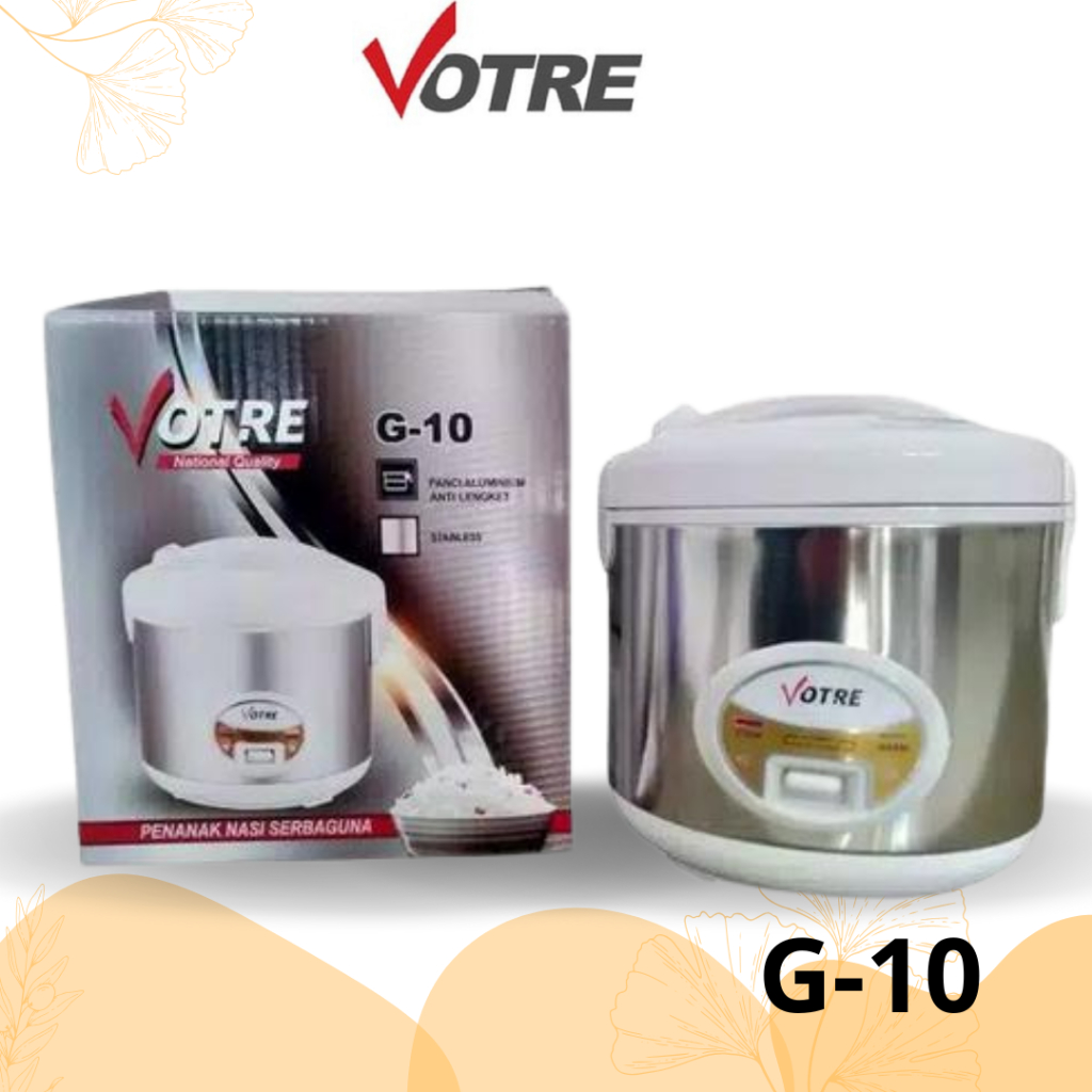 VOTRE G 10 RICE COOKER 1.2 LITER SNI MAGIC COM JAR