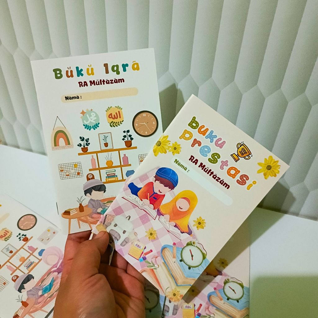 BUKU PRESTASI BIDANG IQRA DAN BACAAN CUSTOM NAMA