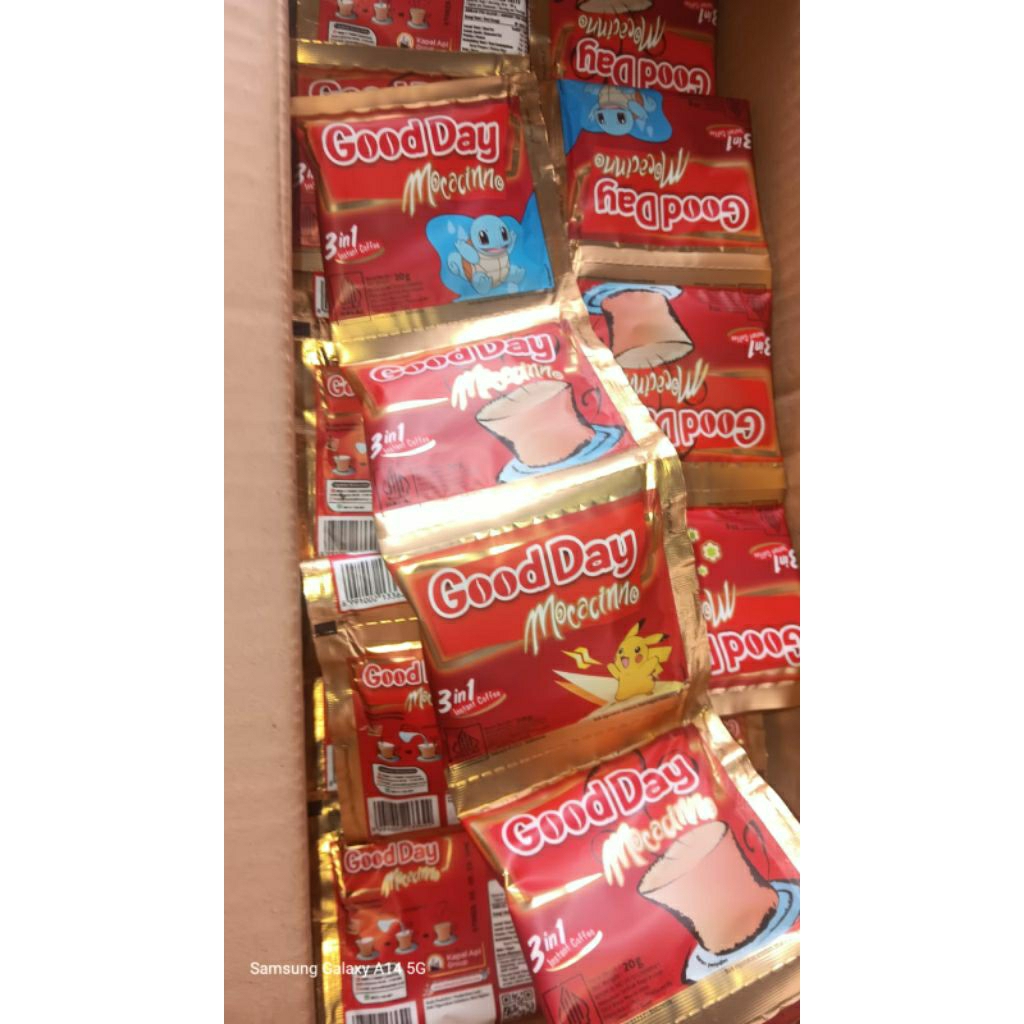 

Kopi good day mocacinno 3in1 ( 10 pcs per renceng )