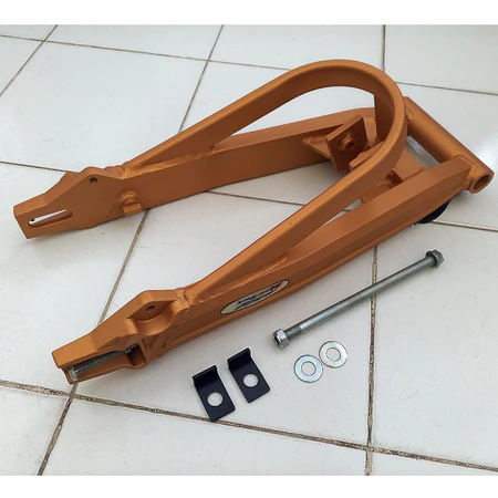 Sasis Swing Arm Supertrack New Model + Stabiliser Bawah Satria Fu