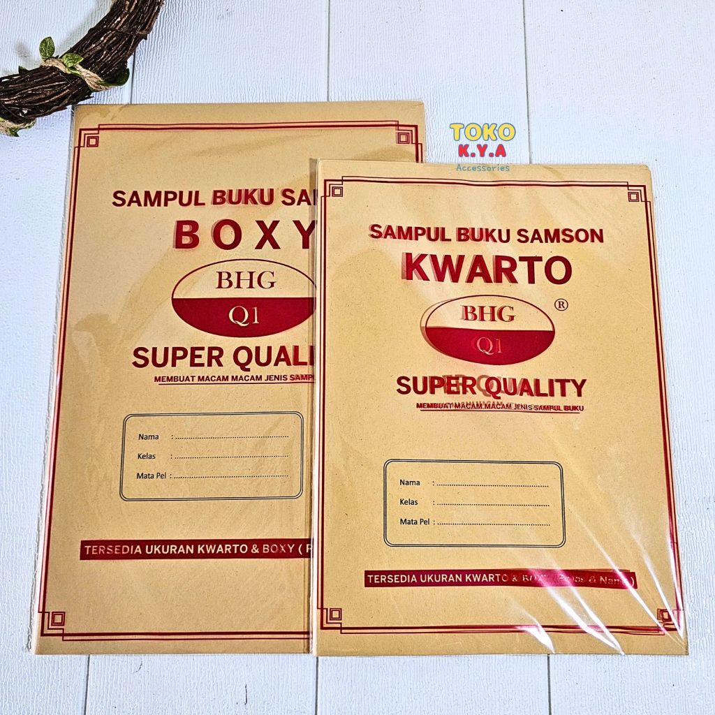 

(20PCS) SAMPUL BUKU SAMSON POLOS DAN PANCASILA/SAMPUL BUKU PREMIUM/SAMPUL BUKU TEBAL/SAMPUL BUKU COKLAT/SAMPUL BUKU KWARTO DAN BOXY