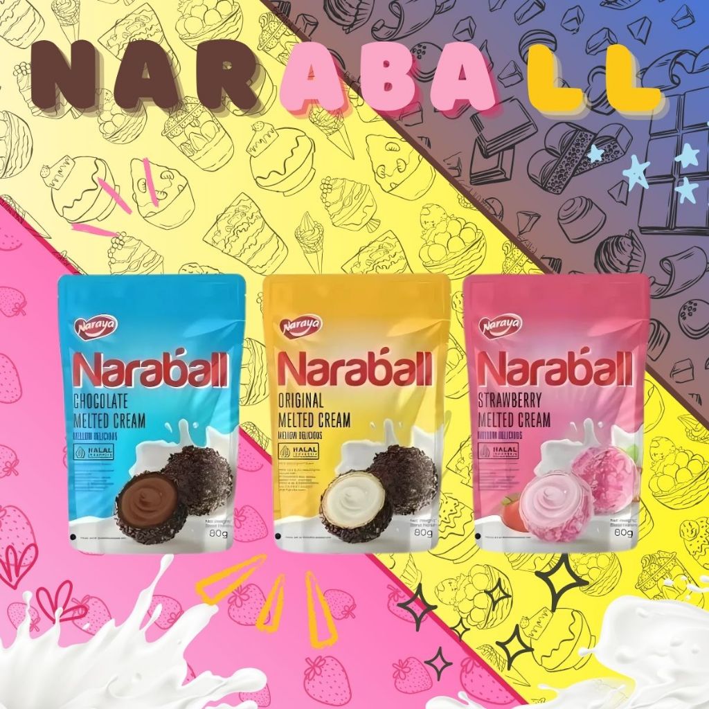 

Naraya Naraball Wafer Bola Renyah dengan Rasa 300g 1 Pak