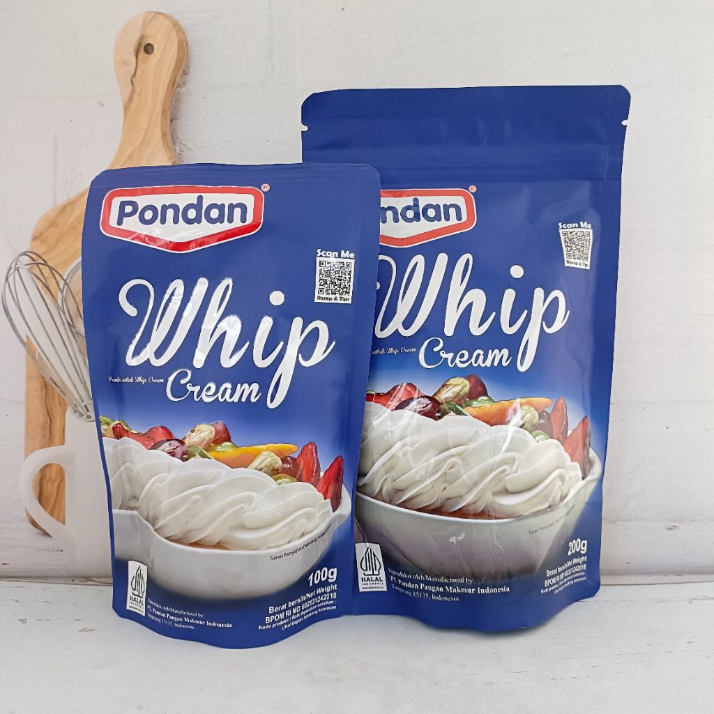 

Pondan whippy cream (100gr) dan (200gr)
