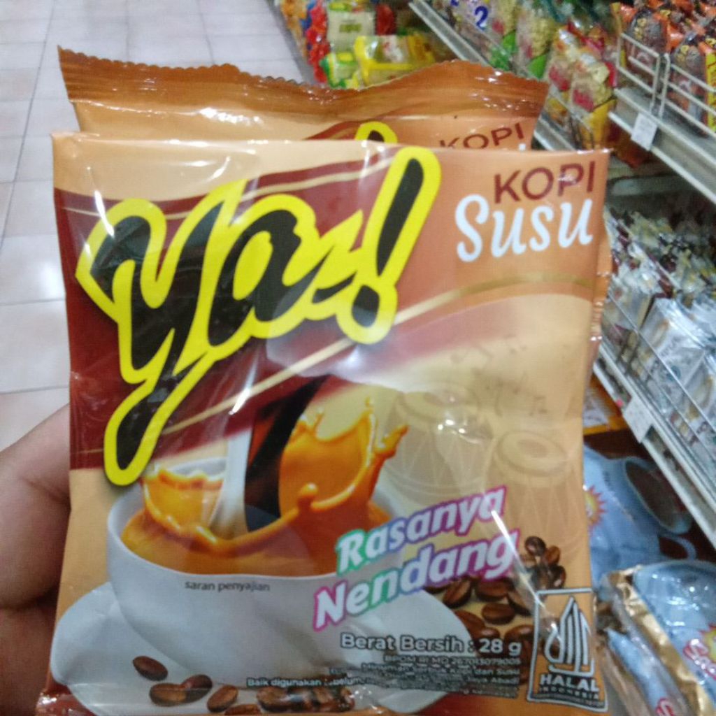 

Kopi Susu YA rasanya nendang 28gr Renteng Isi 10 Sachet