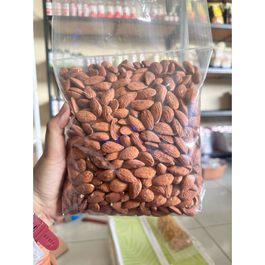 

KACANG ALMOND PANGGANG 1KG || KACANG ALMOND PANGGANG SIAP MAKAN