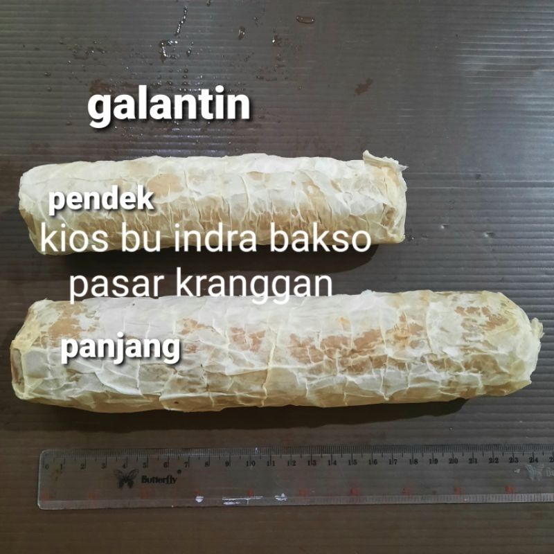 

galantin ayam super galantine bahan bistik pendek atau panjang