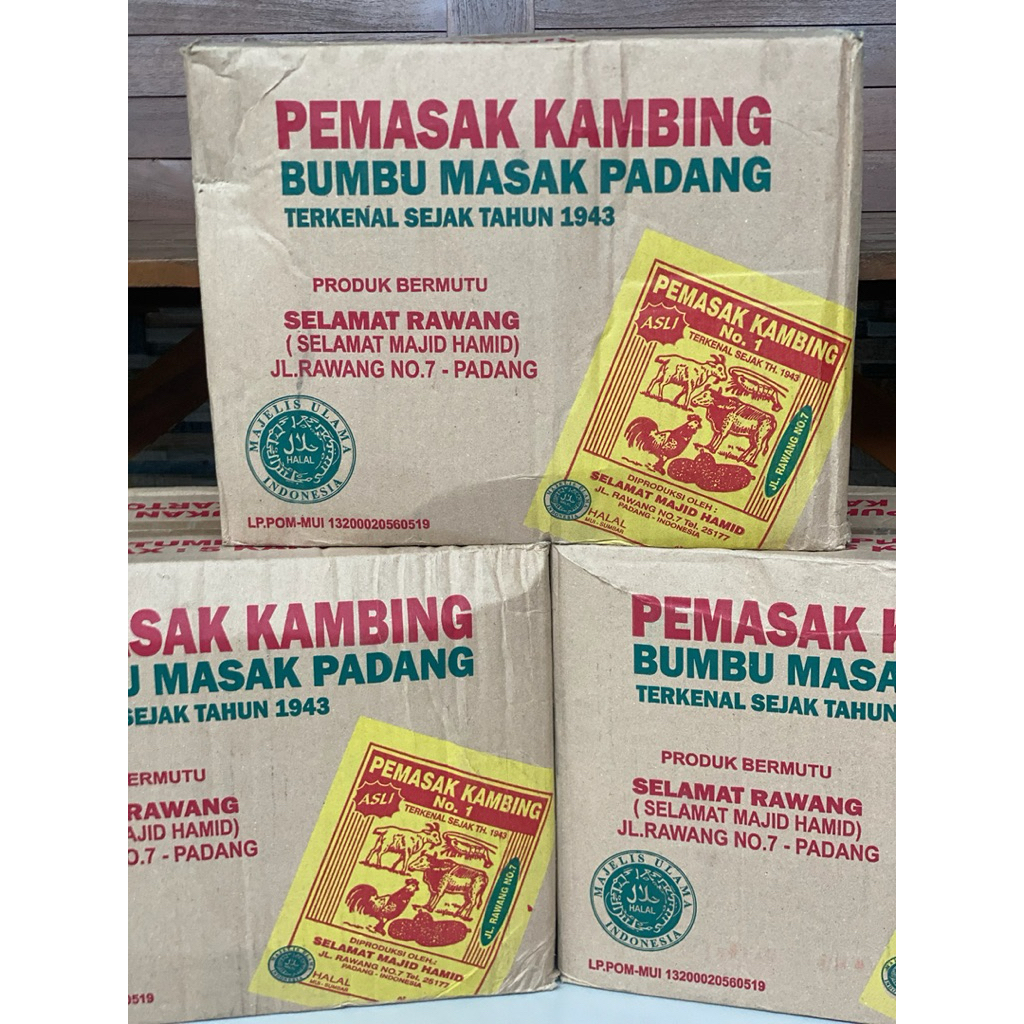 

bumbu masak padang selamat majid hamid bumbu kambing 1 dus