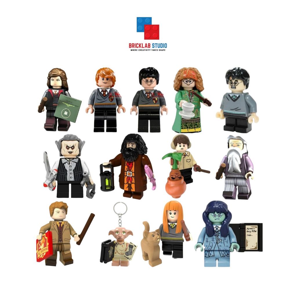 Minifigure dan Gantungan Kunci-Wizard Academy Collection