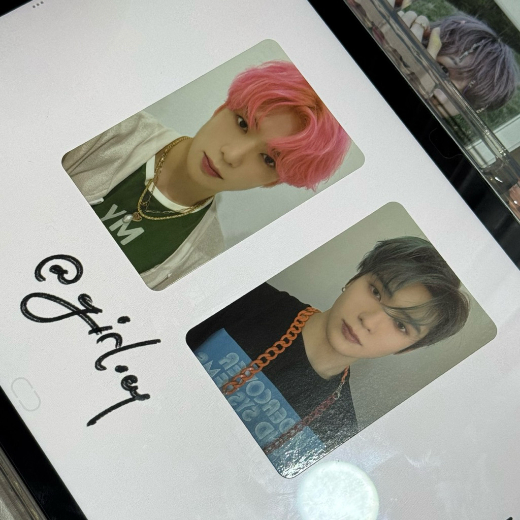 Jaehyun Resonance Departure & Punch 1st Player NCT Photocard