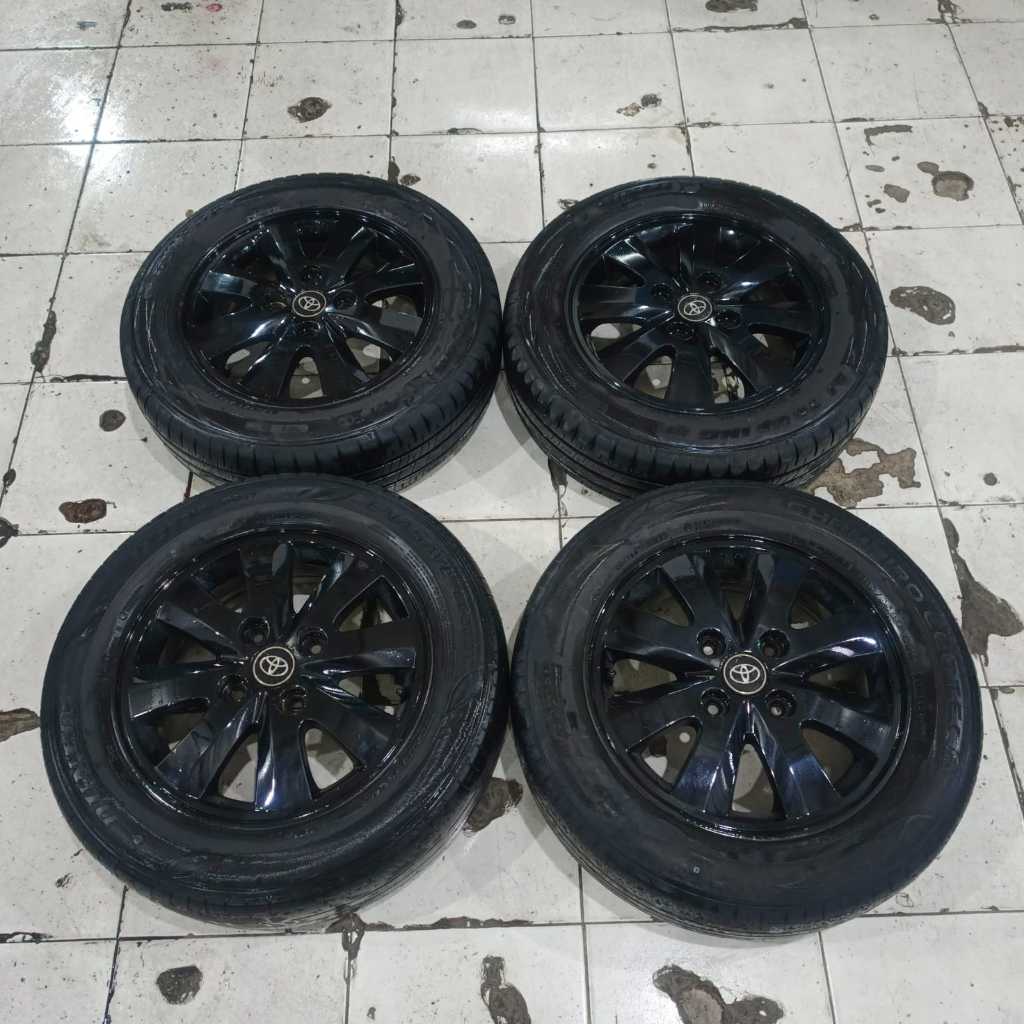 VELG SECOND ORIGINAL AVANZA RING 15 R15 4X114 + BAN 185 65 COCOK XENIA EVALIA DLL