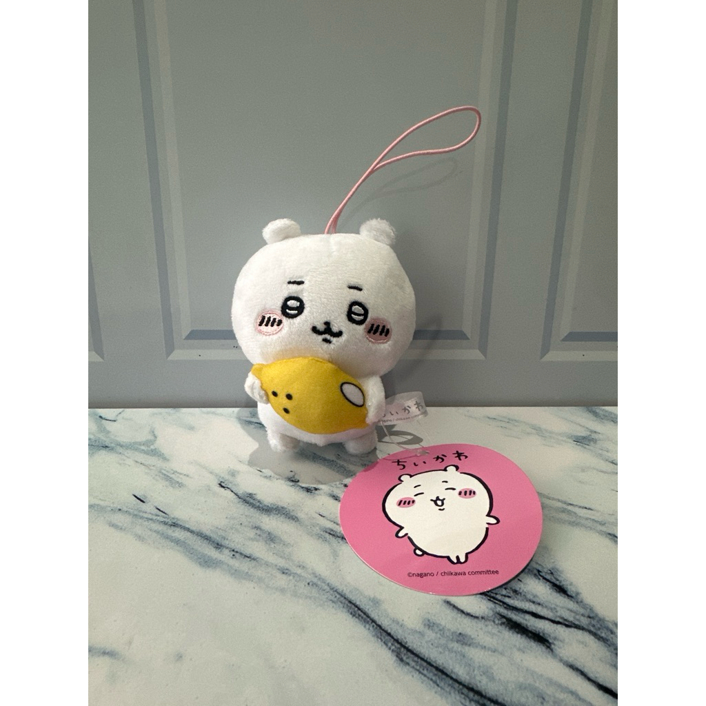 Chiikawa Lemon Mascot Plush Doll Keychain Nagano Japan