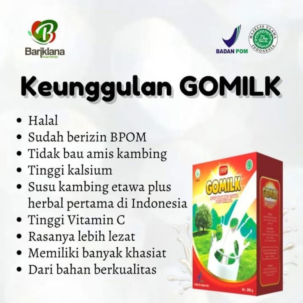 

SUSU KAMBING ETAWA GOMILK 200gr