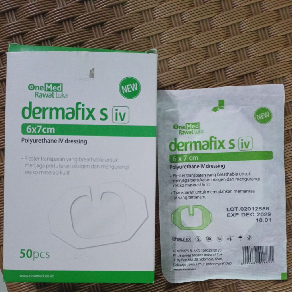 Dermafix S iv dressing 6x7cm kemasan eceran