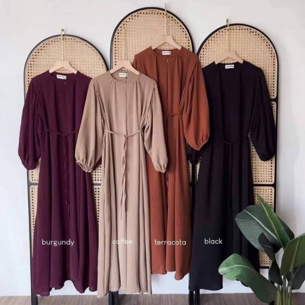 DANIRA DRESS GAMIS MODEL TERBARU BAHAN CRINKLE AIRFLOW PREMIUM
