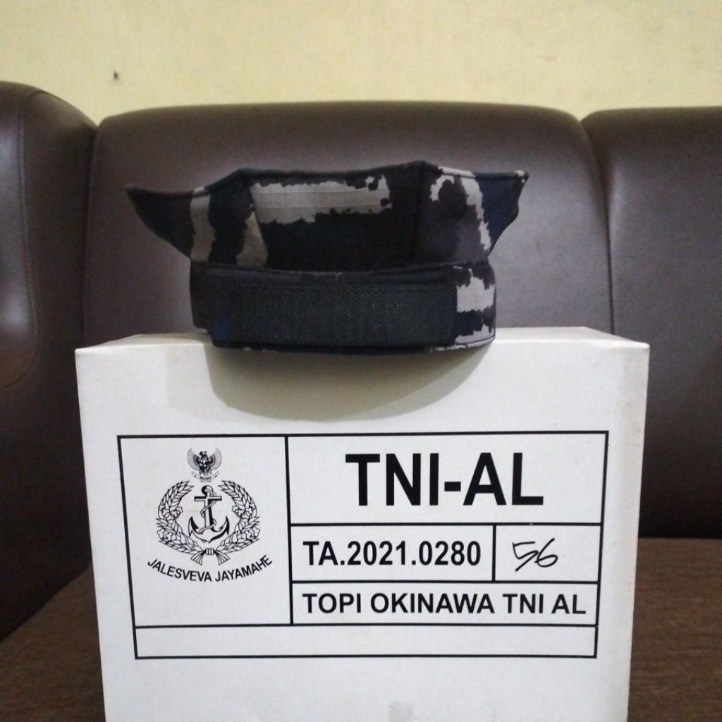 Mamolly_Mart Topi Pet Okinawa Tni Al( Layar) Ori Jatah