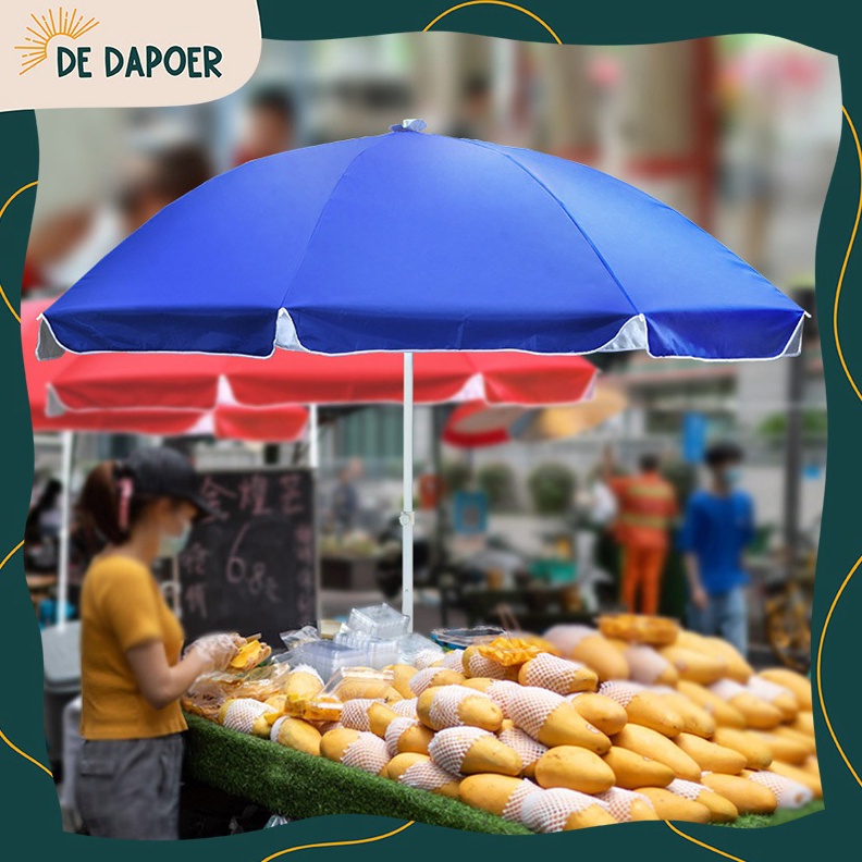 Payung Jualan Tenda Jualan Outdoor Taman Pantai Villa Rumah Jualan Bazaar Parasol Kokoh KODE F9A2