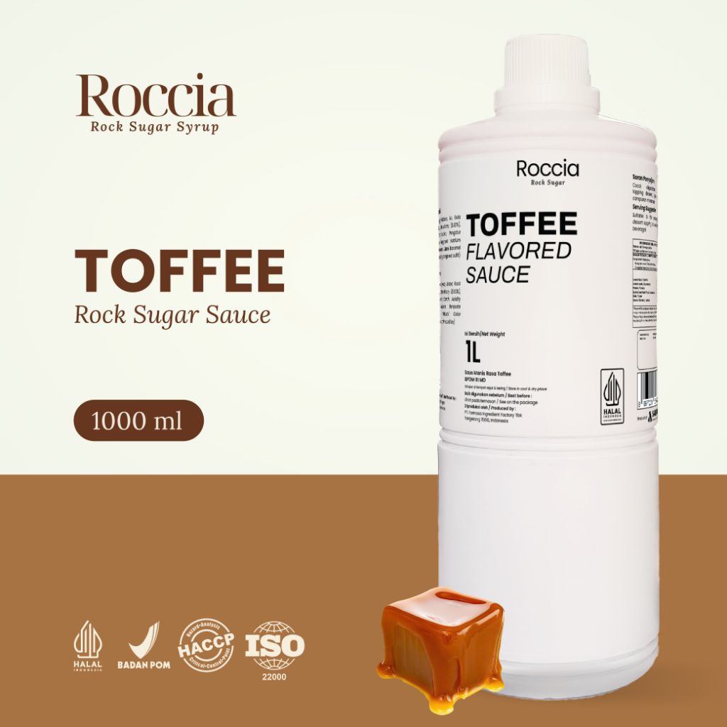 

Roccia Rock Sugar Toffee Sauce - Saus Gula Batu Rasa Toffee