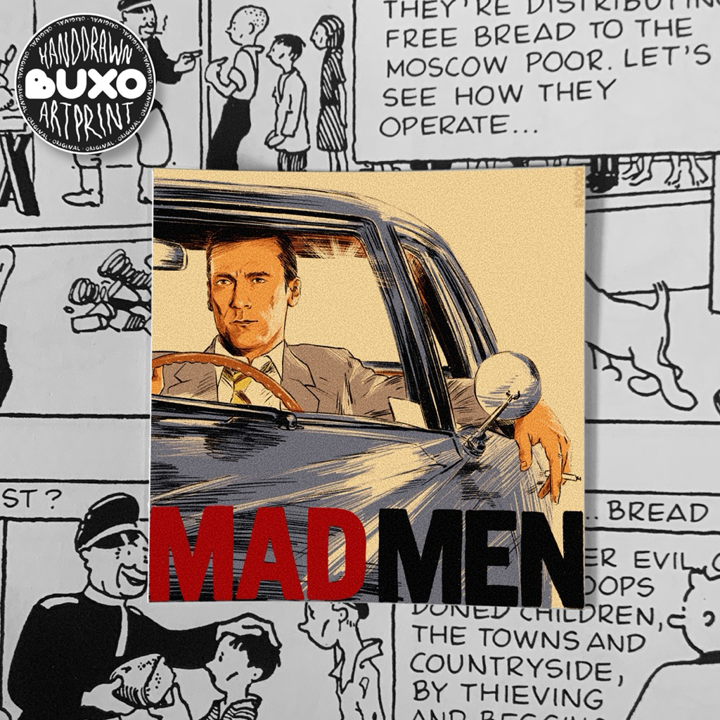 

buxo - MAD MEN vinyl sticker / sticker film movie series lucu stiker laptop tumbler