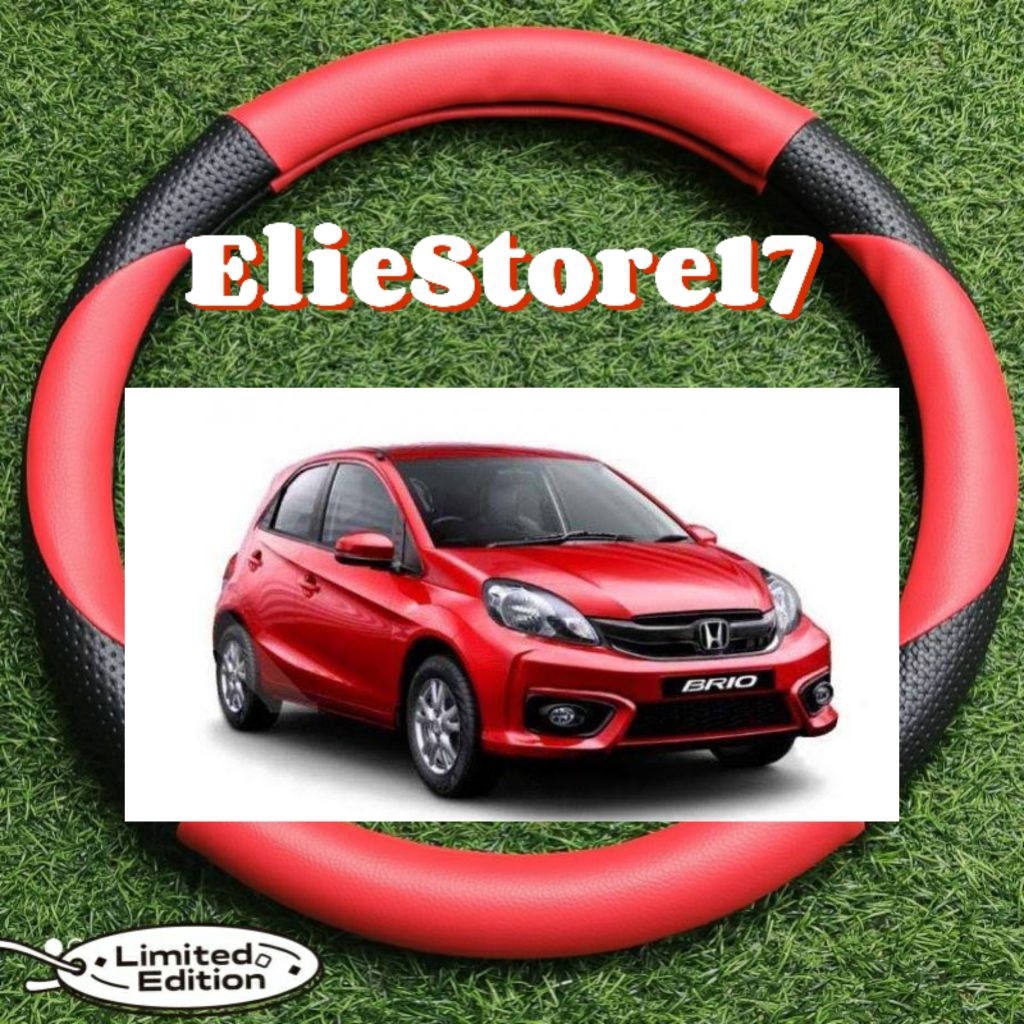Sarung Stir Mobil BRIO, Cover Stir Mobil BRIO, Sarung Stir Pelindung Motif Sabit