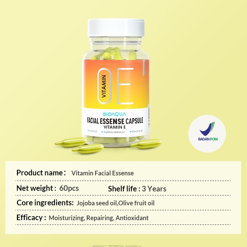 Bioaqua Facial Essence Capsule With Vitamin E (420mgx60pcs)