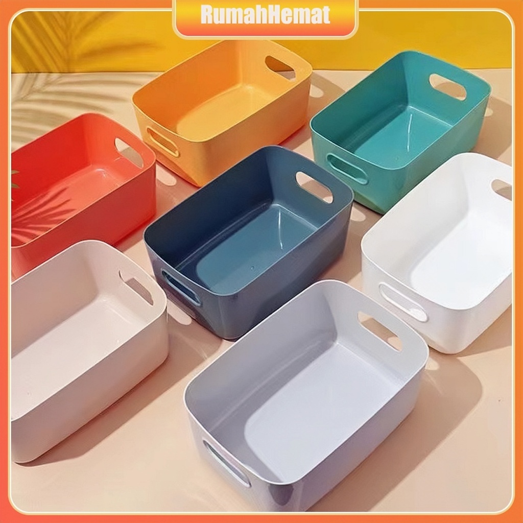 RumahHemat Box Container Kotak Penyimpanan  Serbaguna Storage Makanan Instan Multifungsi Home Keranj