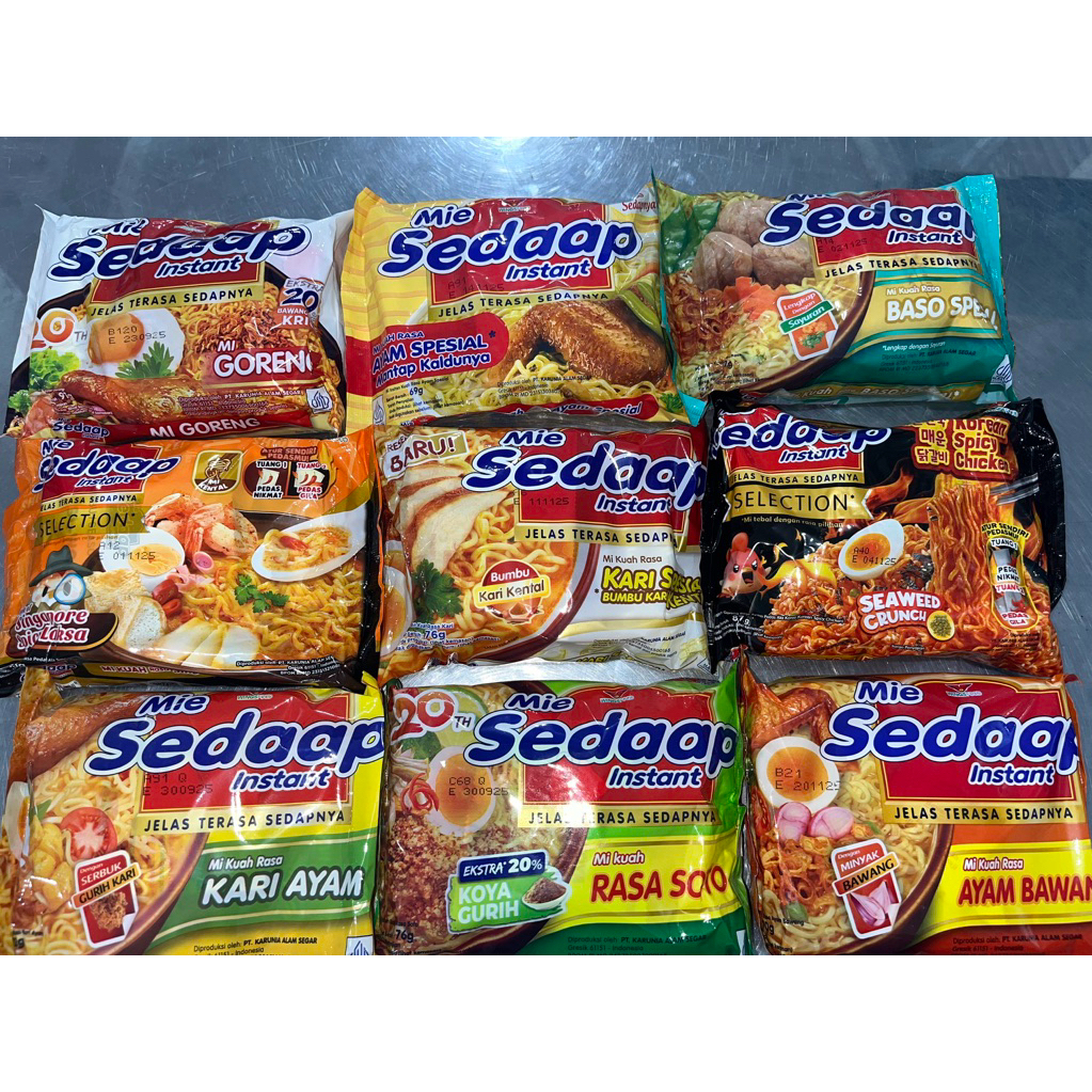

MIE INSTAN SEDAAP GORENG - KUAH ALL VARIAN