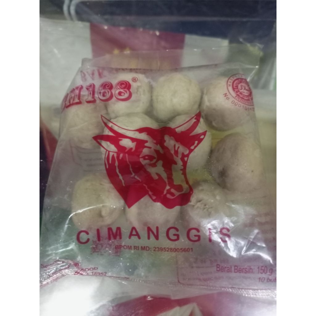 

Bakso Cimanggis CM 168, isi 10 butir