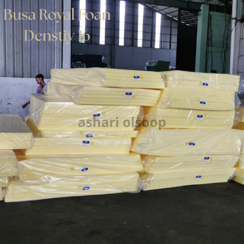 Busa Meteran Lapisan Sofa Kursi Perlengkapan Kamar Tidur  ukuran 200x100 LembaranTebal 1cm - 10cm