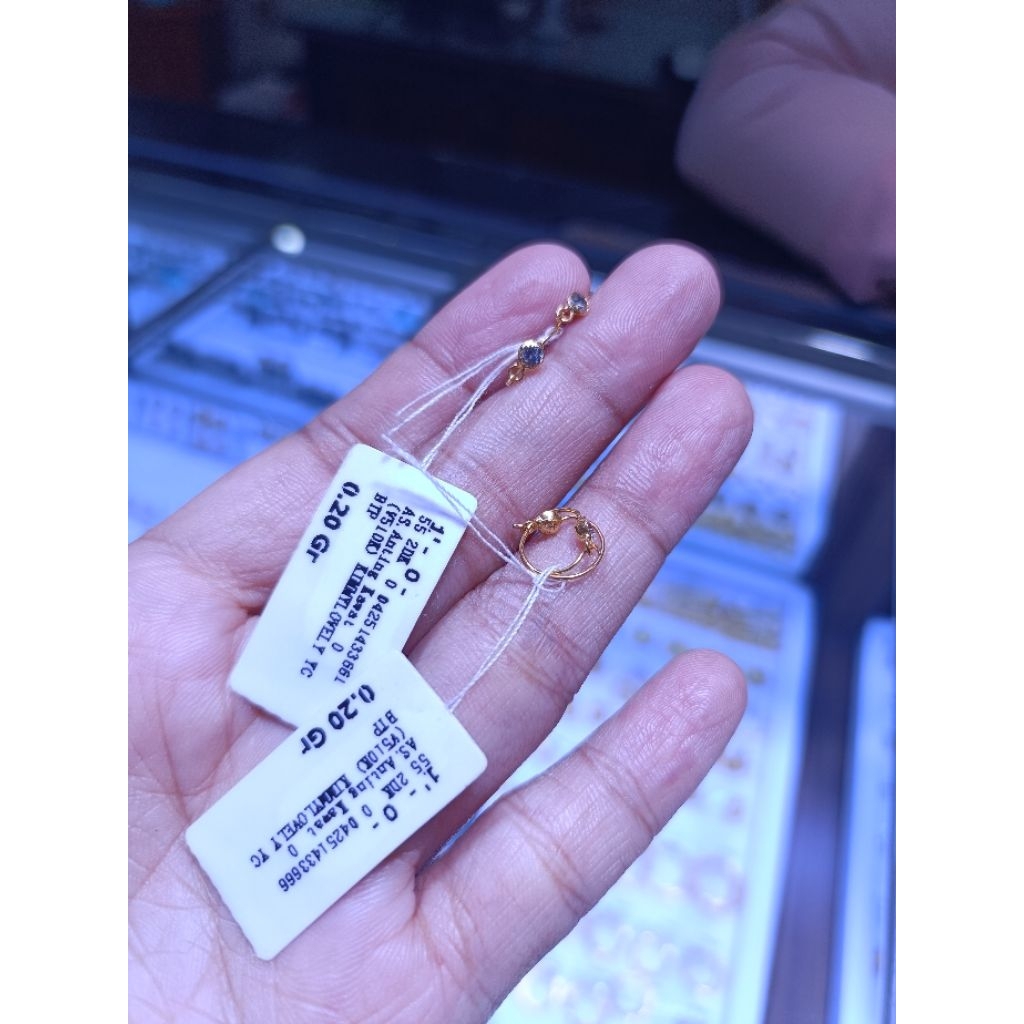 Anting Emas Bayi Kadar 10 karat//Semar Nusantara