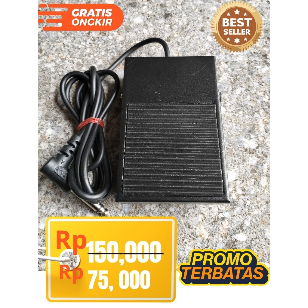 BODY BESI Pedal Sustain Pedal Dess Untuk Keyboard,Drum Elektrik Dtx12,Ashley Dme Dll..