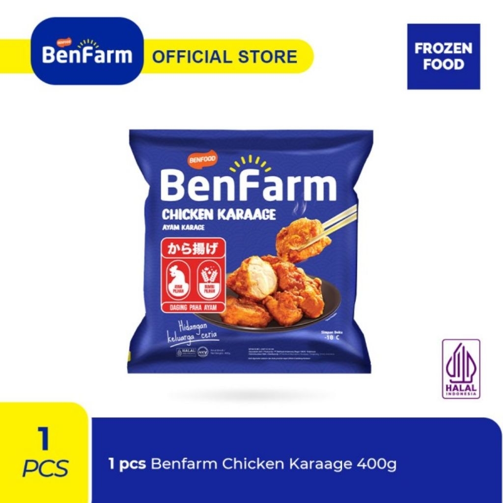 

Benfarm Chicken Karage 400 gr / nugget chicken karage benfarm 400 gr