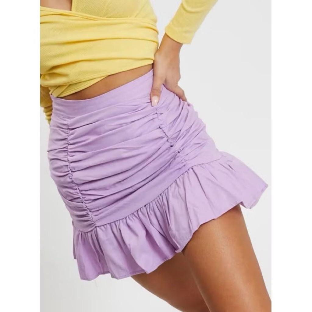 Preloved rok skirt lilac ungu