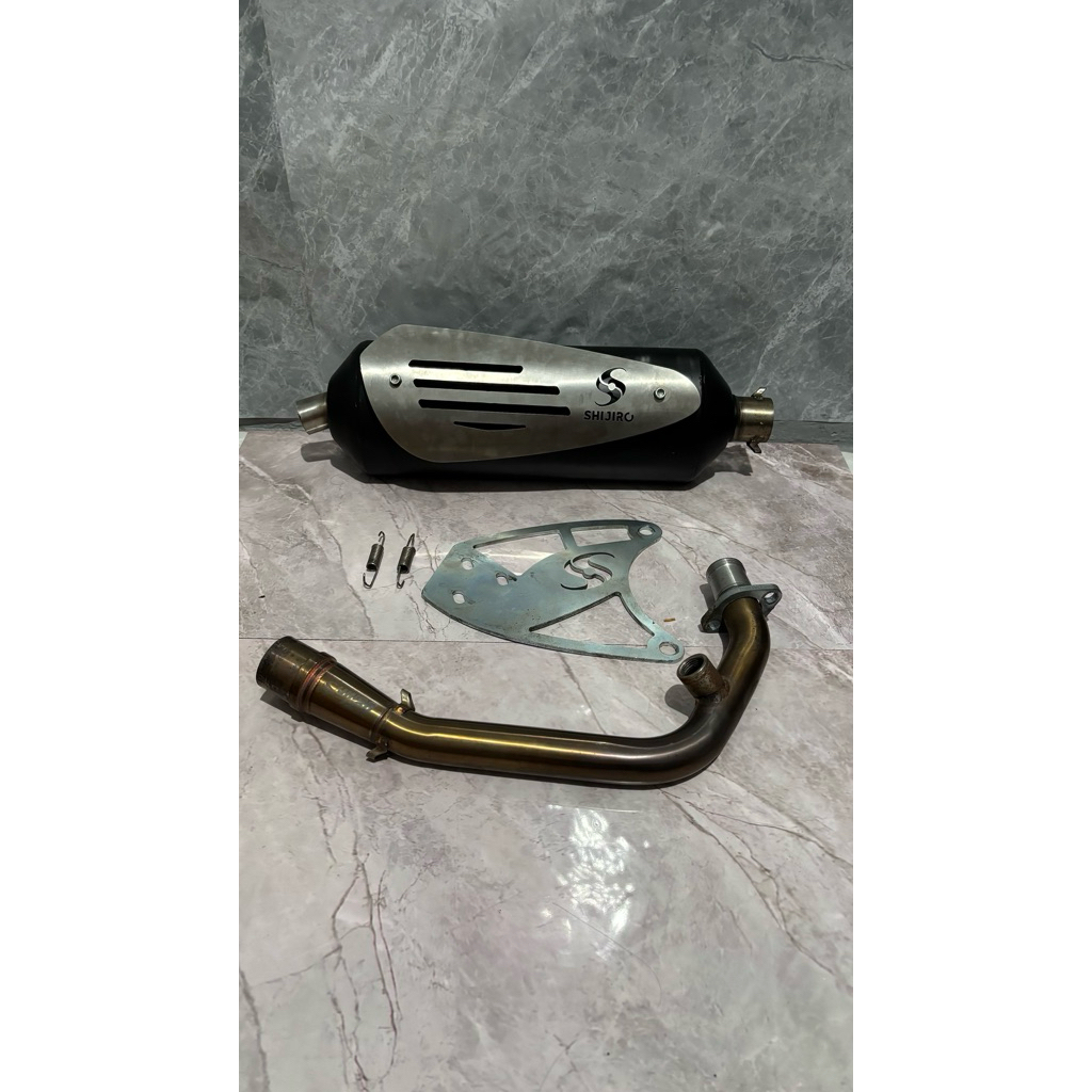 KNALPOT SHIJIRO STD RACING INLET 38