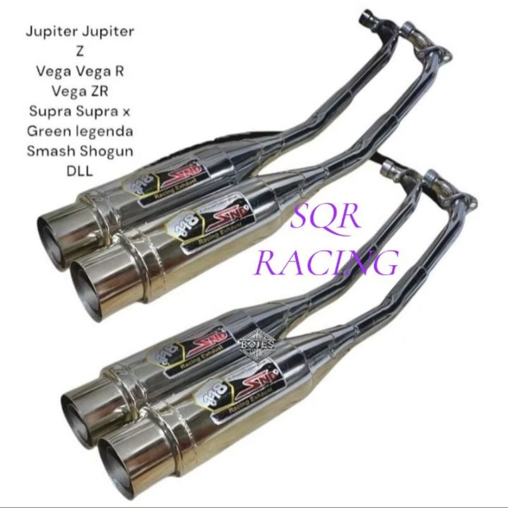 knalpot racing SND  universal motor bebek Supra,grand,Revo,karisma,blade,Jupiter,Vega,sogun,smash