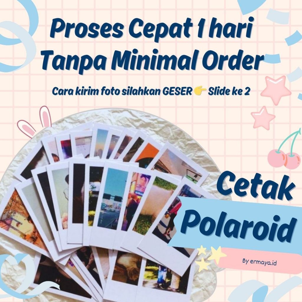 Cetak Foto Polaroid Tanpa Minimal Order